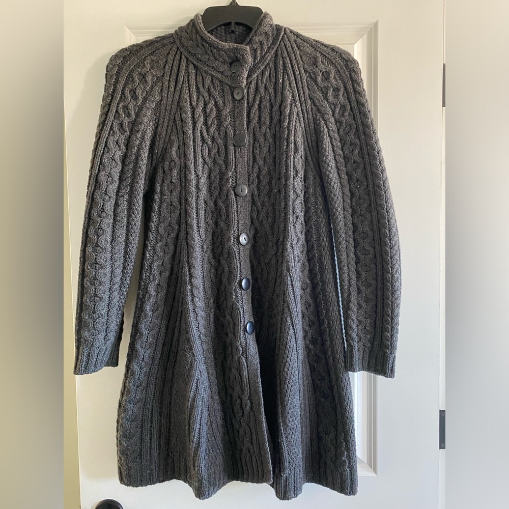 Aran Island Sweaters 100% merino wool tunic sweater